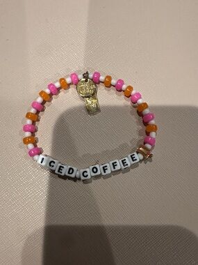 Little words project x Dunkin Donuts beaded Bracelet